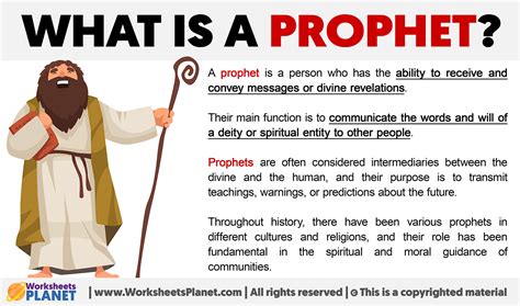 A Prophet .
